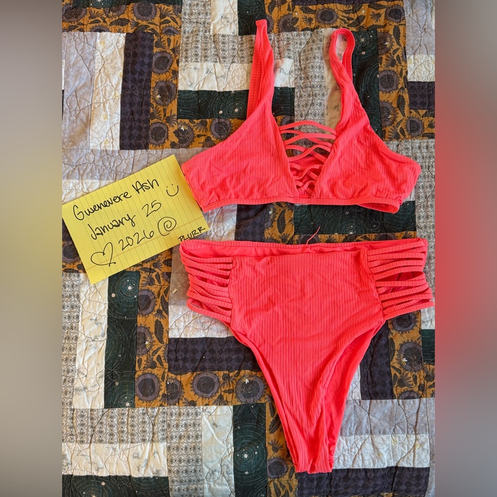 Target Women's Pink Bikini Set